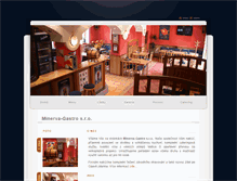 Tablet Screenshot of minervagastro.cz